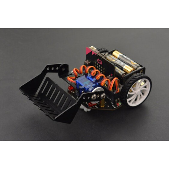 micro:Maqueen с фронтальным погрузчиком — роботизированная платформа для micro:bit — DFRobot ROB0156-L-1