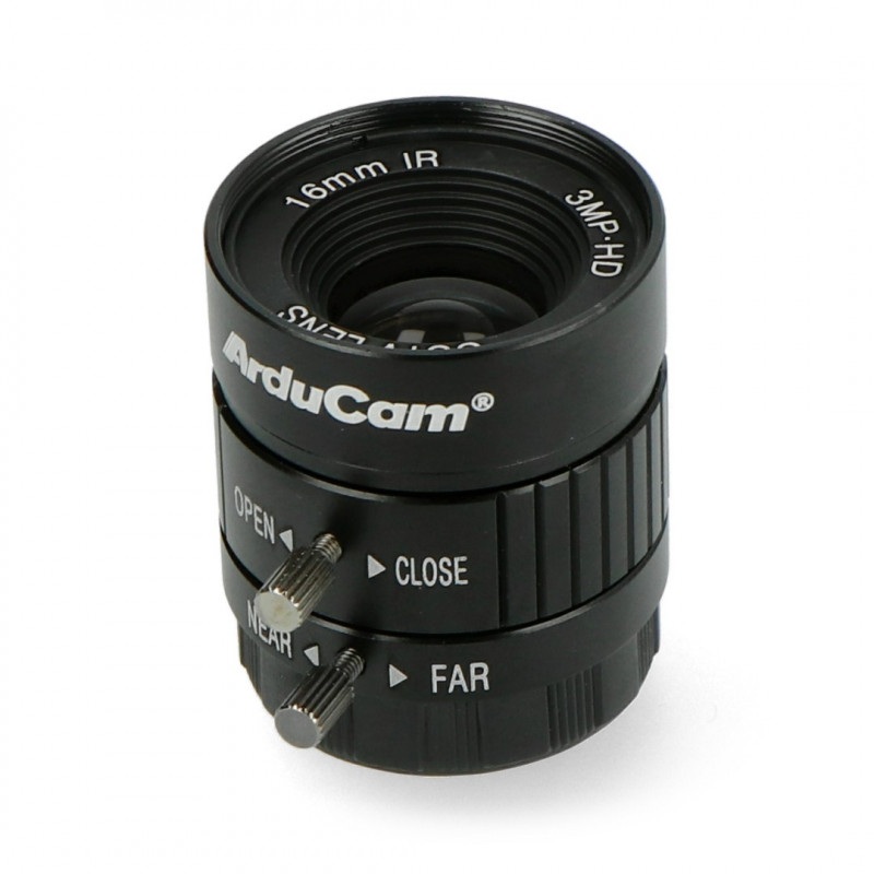 Obiektyw CS Mount 16mm z manualnym fokusem - do kamery Raspberry Pi - Arducam LN050