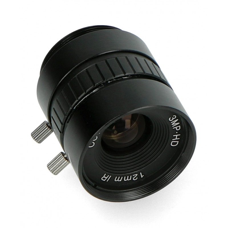 Obiektyw CS Mount 12mm z manualnym fokusem - do kamery Raspberry Pi - ArduCam LN040
