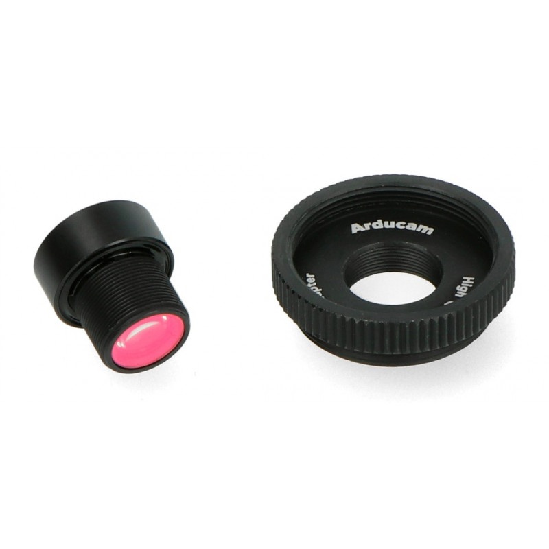 Obiektyw M12 8mm z adapterem dla kamery Raspberry Pi - ArduCam LN024