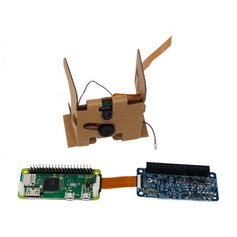 Google AIY Vision Kit - zestaw do budowy urządzenia rozpoznającego obiekty - Raspberry Pi Zero WH