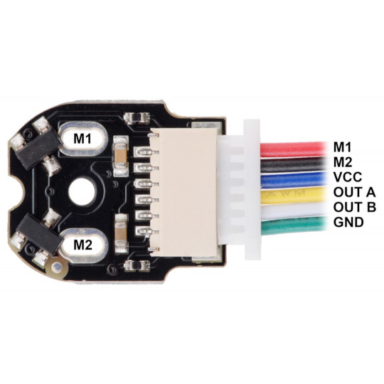 Комплект магнітних енкодерів для мікродвигунів - прямий роз'єм - 2.7-18V - 2 шт. - Pololu 4761