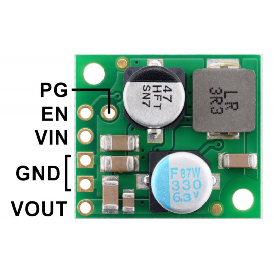 D36V28F3 - понижувальний перетворювач - 3.3V 3.6A - Pololu 3781