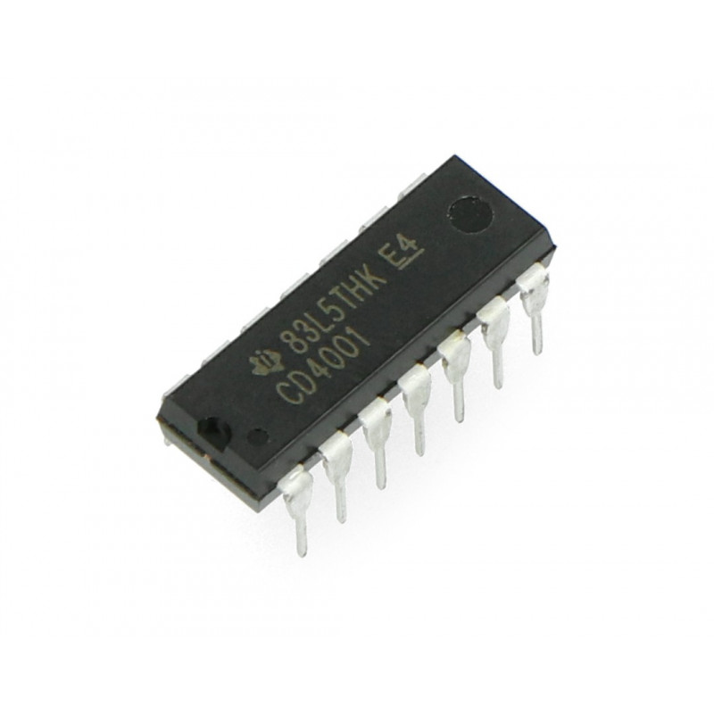 Układ logiczny CD4001BP 4xNOR - 5szt.