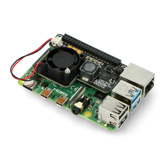 PoE Hat - Модуль живлення PoE для Raspberry Pi 4B/3B+ + вентилятор - UCTRONICS U6110