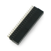 Gniazdo żeńskie 2x20 raster 2,54mm dla Raspberry Pi 3/2/B+ wysokie, piny 3mm