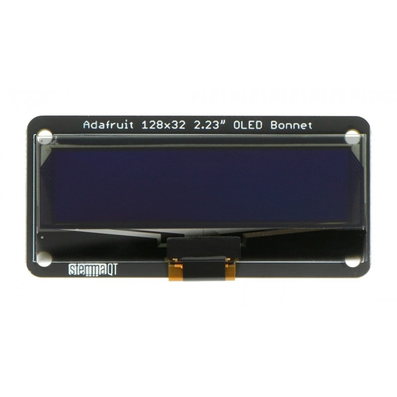Wyświetlacz OLED 2,23'' 128x32px monochromatyczny ze złączem STEMMA QT/Qwiic - dla Raspberry Pi - Adafruit 4567