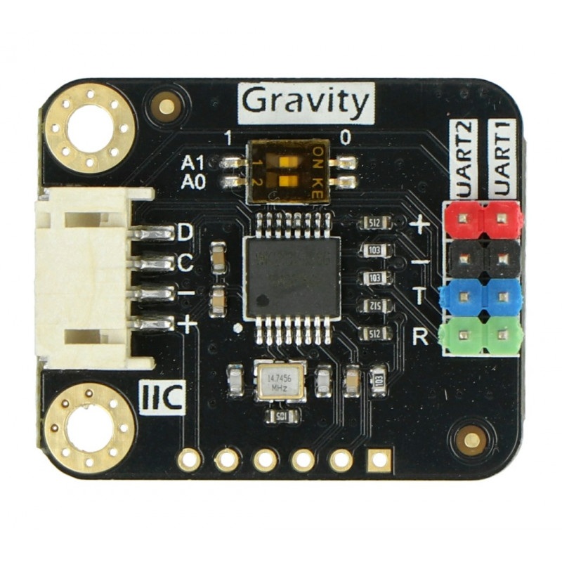 Gravity - konwerter I2C - 2x UART - DFRobot DFR0627