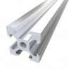 Profil V-Slot 2020 anodowany srebrny 250 mm - zdjęcie 1