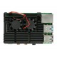 Obudowa do Raspberry Pi 4B - aluminiowa z dwoma wentylatorami - czarna Obudowa do Raspberry Pi 4B - aluminiowa z dwoma wentylatorami - czarna