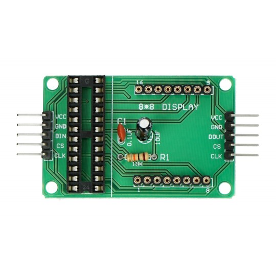 Світлодіодна матриця 8x8 + драйвер MAX7219 - мала 32x32 мм