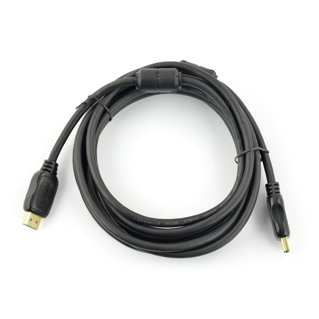 Przewód HDMI 1.4 Blow z filtrem ferrytowym - 3m