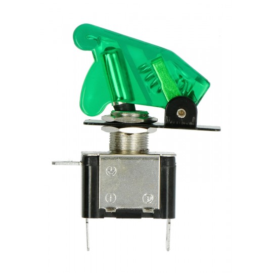 Тумблер 12V/20A з підсвічуванням - зелений - Adafruit 3307