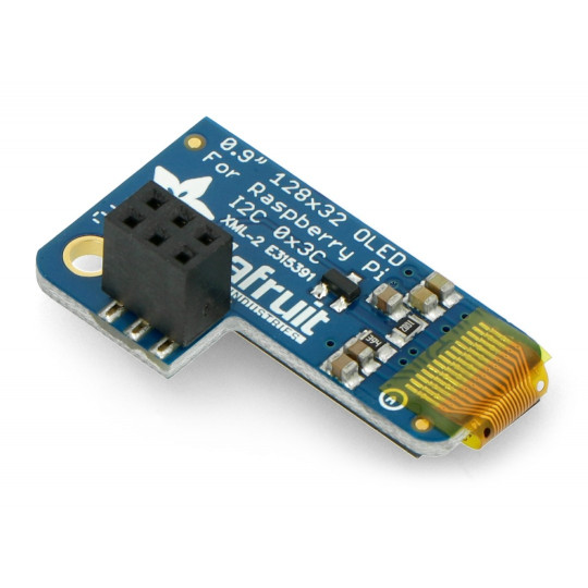 PiOLED - OLED-дисплей 0.9'' 128x32px I2C - щит для Raspberry Pi - Adafruit 3527