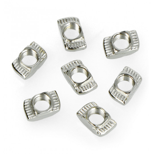 Т-подібна гайка M5 з молотковим кріпленням - 25 шт.