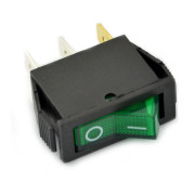 Wyłącznik On-Off IRS-101-1B 250VAC/16A - zielony [UWAGA]