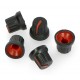 Gałka potencjometru GC16 czerwona - 16mm Gałka potencjometru GC16 czerwona - 16mm