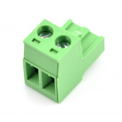 Listwa montażowa żeńska, 2-pinowa, raster 5,08mm