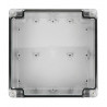 Obudowa plastikowa Kradex ZP135 J PC z uszczelką i mosiężnymi tulejkami IP67 - 135x135x60mm jasna Obudowa plastikowa Kradex ZP135 J PC z uszczelką i mosiężnymi tulejkami IP67 - 135x135x60mm jasna - zdjęcie 2
