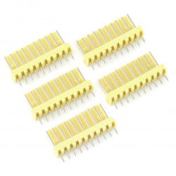 Złącze raster 2,54mm - wtyk 10-pinowy - 5szt.