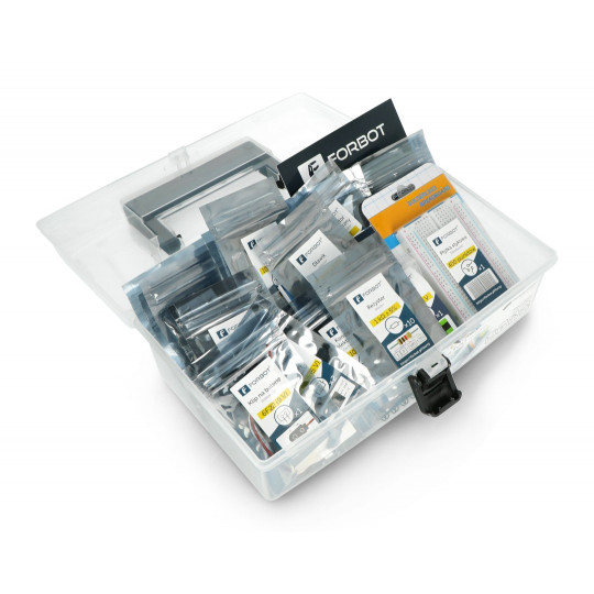 FORBOT - комплект для курсу основ електроніки + гаджети та Box (PLUS версія)