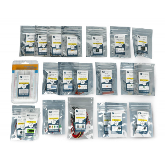 FORBOT - комплект для курсу основ електроніки + гаджети та Box (PLUS версія)