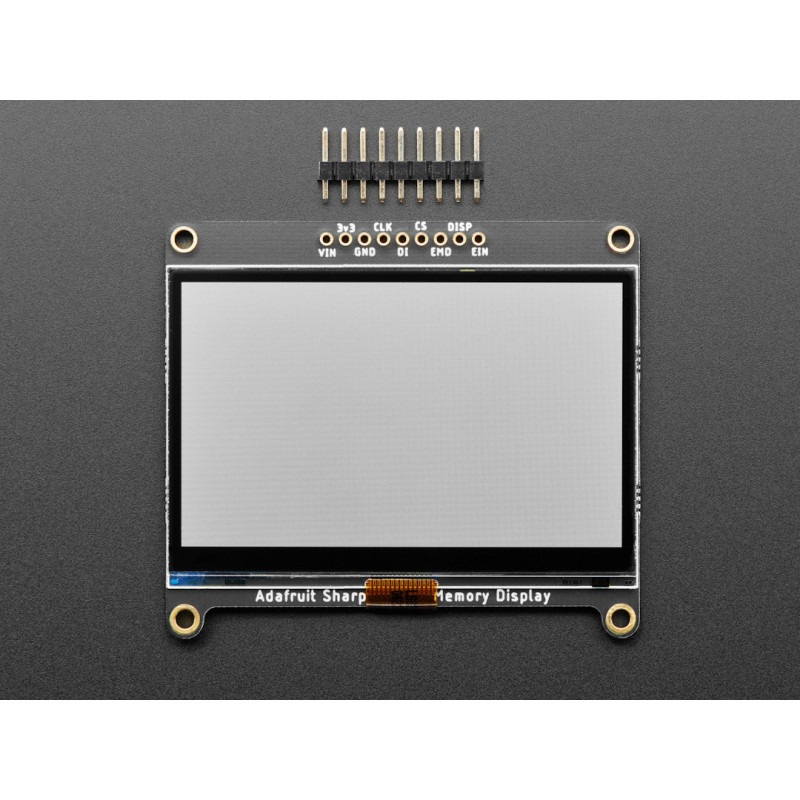 Wyświetlacz monochromatyczny Sharp Memory Display Breakout - 2,7'' 400x240 - Adafruit 4694