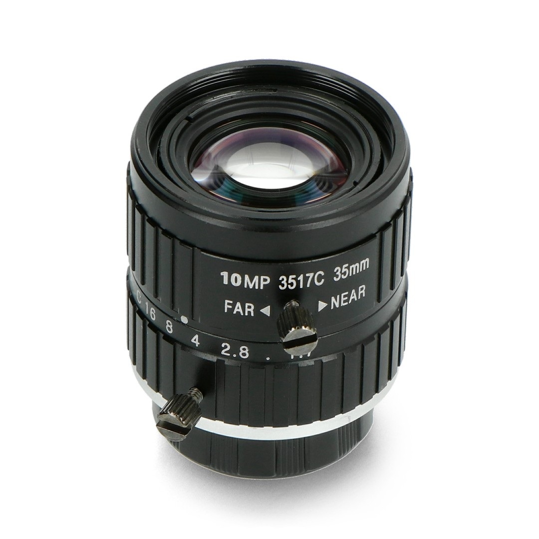 Obiektyw wąskokątny 10Mpx 35mm C Mount  - do kamery Raspberry Pi - Seeedstudio 114992275