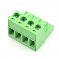 Listwa montażowa żeńska, 4-pinowa, raster 5,08mm