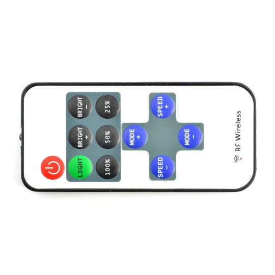 Контролер світлодіодної стрічки з радіочастотним пультом дистанційного керування - Міні - 11 клавіш