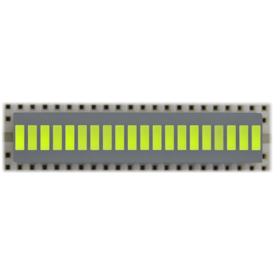 Світлодіодний дисплей DC-20/20GWA - 20-сегментний - зелений