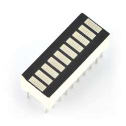 Wyświetlacz LED linijka OSX10201-GGR1 - 10-segmentowy