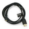 Przewód microHDMI - HDMI v1.4 Natec Extreme media czarny - 1,8m - zdjęcie 2