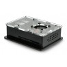 Obudowa do Raspberry Pi 4B box V2 na szynę DIN - czarno-przezroczysta + wentylator - zdjęcie 5
