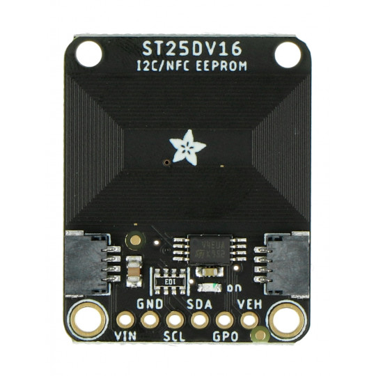 ST25DV16K - RFID-мітка з 16 кбіт/с пам'яттю I2C EEPROM STEMMA QT/Qwiic - Adafruit 4701
