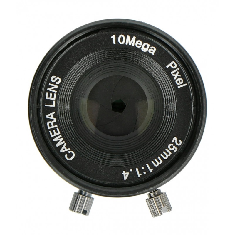 Obiektyw wąskokątny 10Mpx 25mm C Mount  - do kamery Raspberry Pi - Seeedstudio 114992274