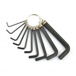 Zestaw kluczy imbusowych 1,5-10mm - 10szt.