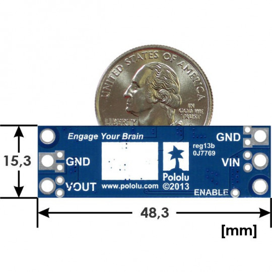 U3V50ALV - підвищувальний перетворювач - регульований 4-12V 5A - Pololu 2570