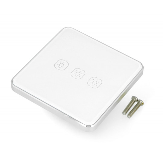 Tuya LS3 - сенсорний настінний вимикач - ZigBee - 3-канальний