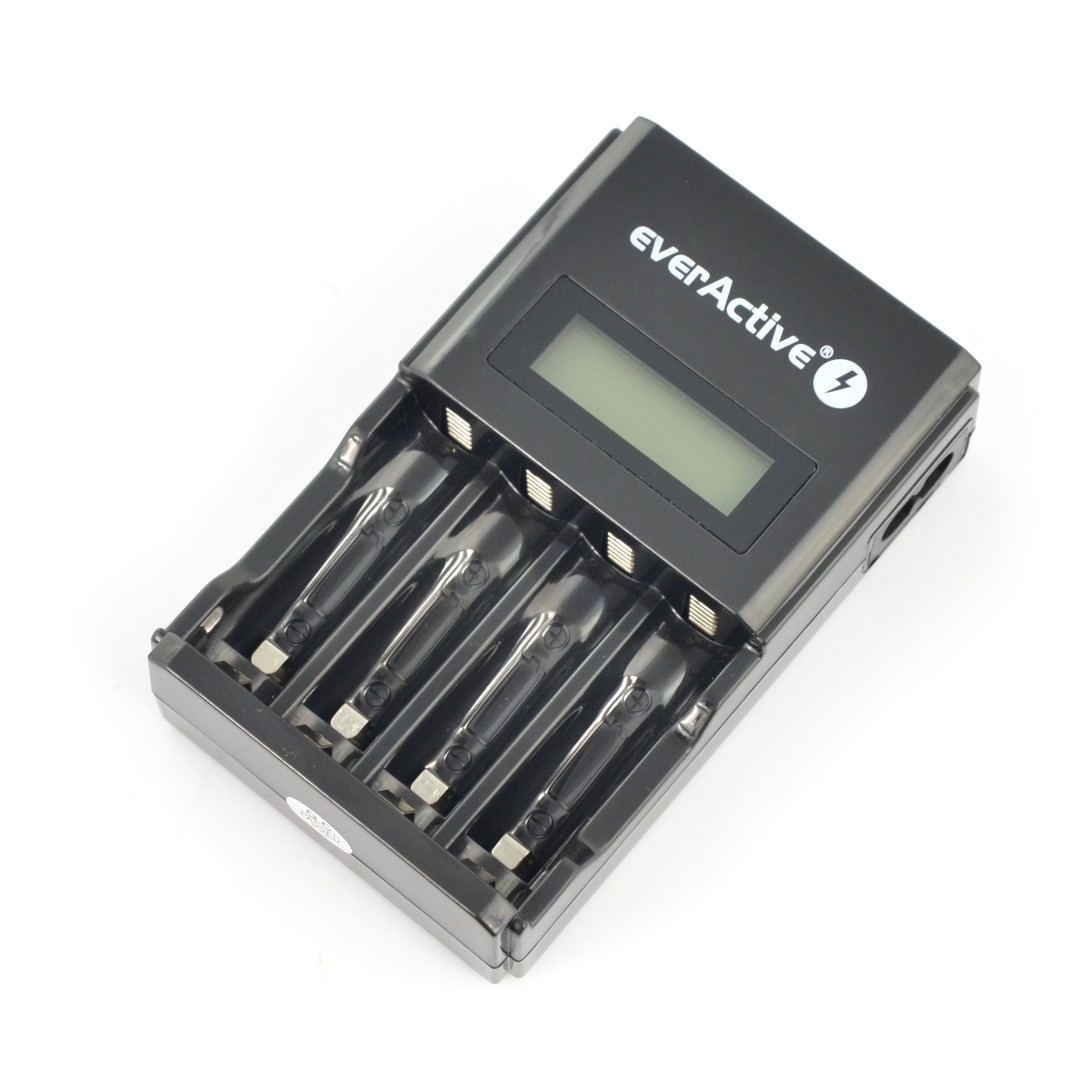Ładowarka akumulatorów everActive NC-450 - AA, AAA 1-4szt. - czarna