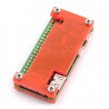 Obudowa Raspberry Pi Zero - Fluo Open - czerwona - zdjęcie 1