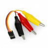 Adapter gniazdo 3pin do serwa z krokodylkami
