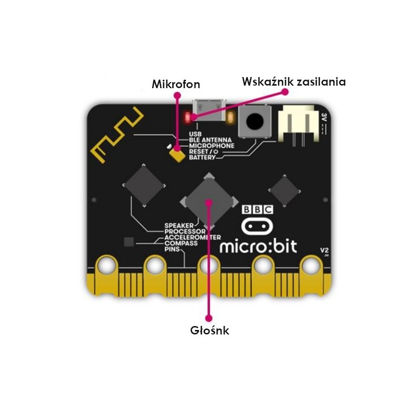 Pakiet BBC micro:bit 2 Bulk - 300x płytek edukacyjnych