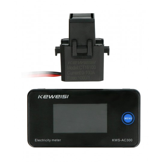 Вольтметр KWS-A300 з трансформатором струму - 50-30 В/100 А