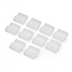 Obudowa wtyku męskiego na przewód 4-pin raster 5,08mm