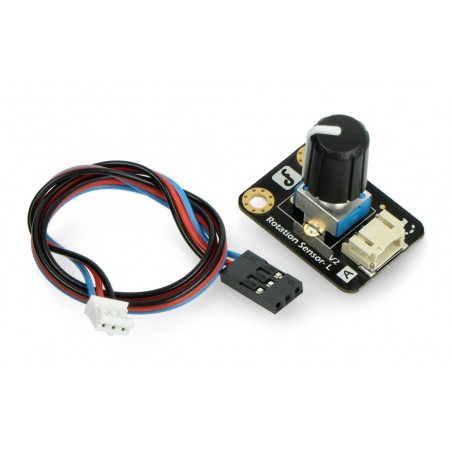 Analogowy potencjometr obrotowy V1 dla Arduino i Raspberry - DFRobot Gravity Analogowy potencjometr obrotowy V1 dla Arduino i Raspberry - DFRobot Gravity