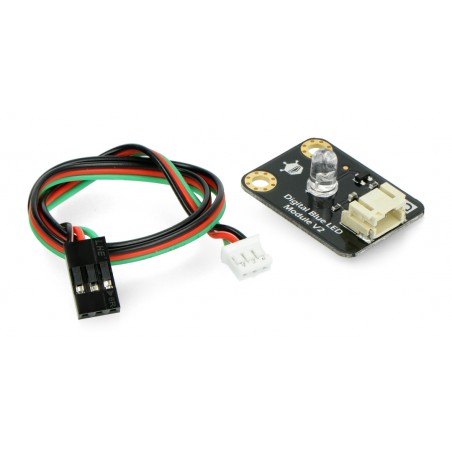 Moduł z niebieską diodą LED - DFRobot Gravity Moduł z niebieską diodą LED - DFRobot Gravity