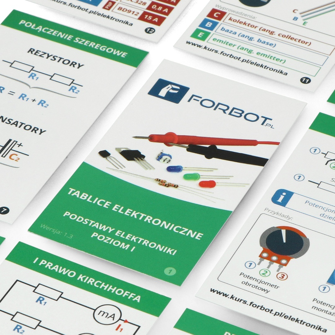 						FORBOT - tablice elektroniczne - do kursu Podstawy elektroniki