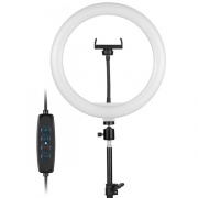 Lampa pierścieniowa RING 30cm ze statywem 185cm -
