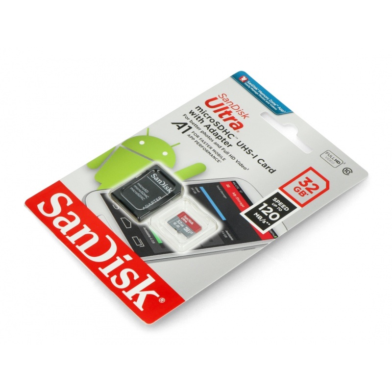 Karta pamięci SanDisk Ultra 653x microSD 32GB 98MB/s UHS-I klasa 10, A1 z adapterem